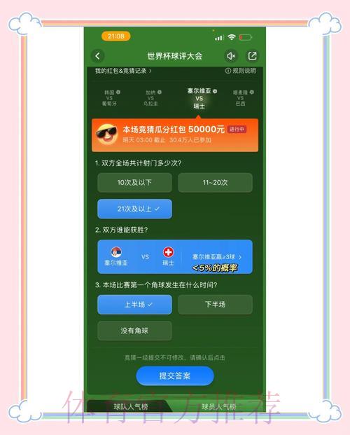 世界杯竞猜活动方案精选推荐